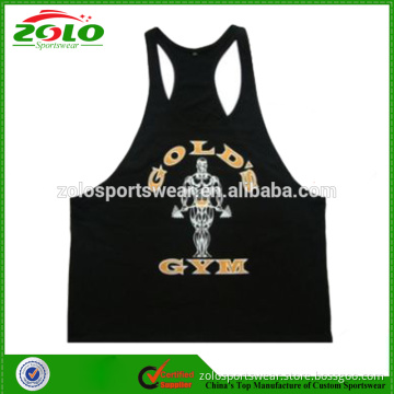 2015 New Arrival Hot sales Professional Blank Men's Gym Singlet